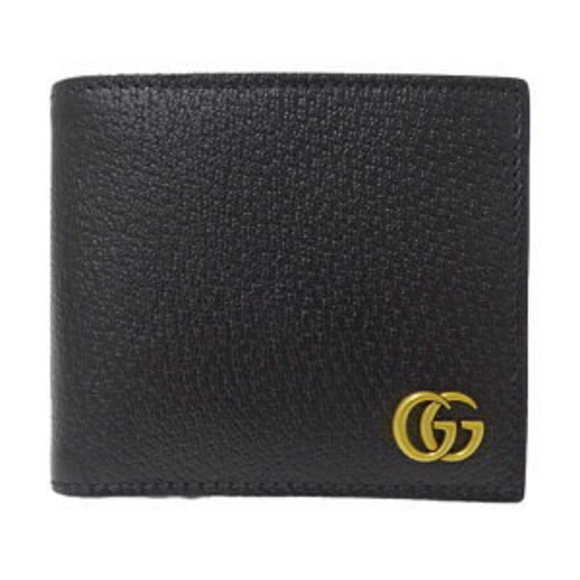 Gucci GG Marmont Bifold Leather Wallet Logo - Picture 1 of 9